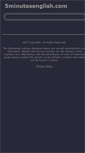 Mobile Screenshot of 5minutesenglish.com